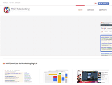 Tablet Screenshot of mot-marketing.com
